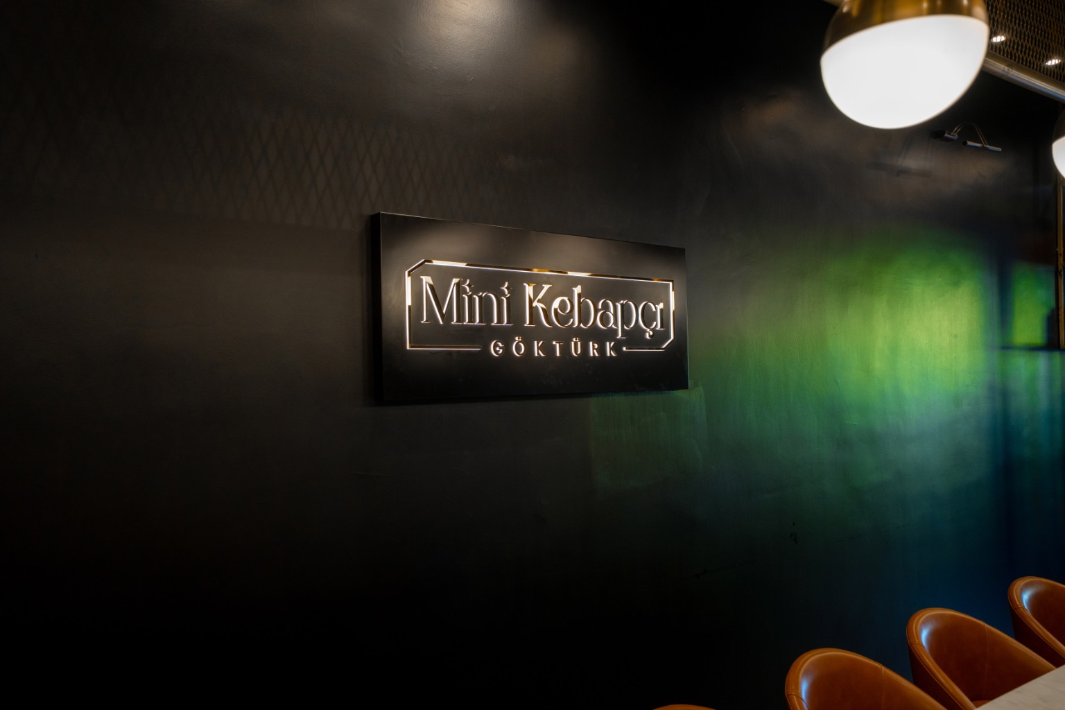 Mini Kebapçı Göktürk iç mekân tabelası